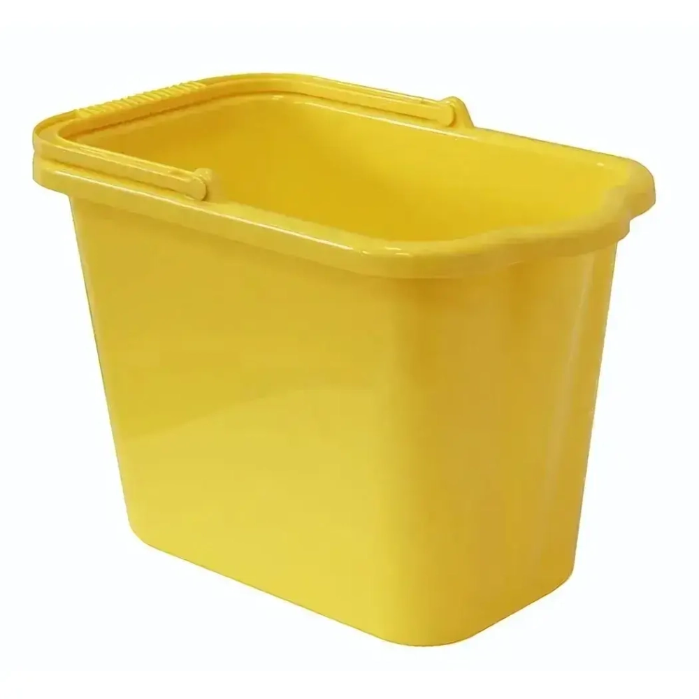 Ведро прямоугольное 9,5л Желтый