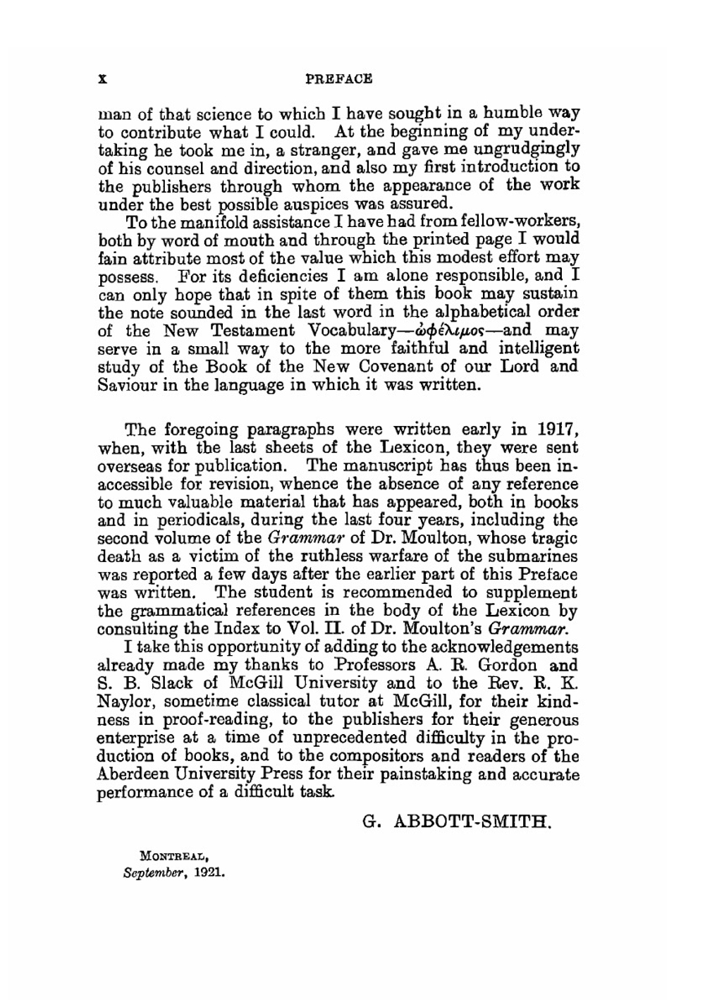 A Manual Greek Lexicon Of The New Testament | Abbott-Smith George