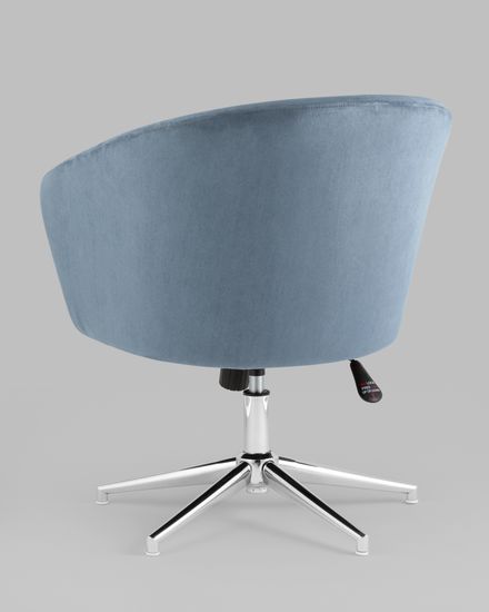 Кресло Харис регулируемое замша синий NC