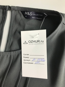Блузка Marks&Spencer лаконичная, маркировка 8, визуально на 42 размер