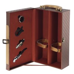 GAEM Шкатулка для бутылок с набором сомелье, L21 W11 H37 см