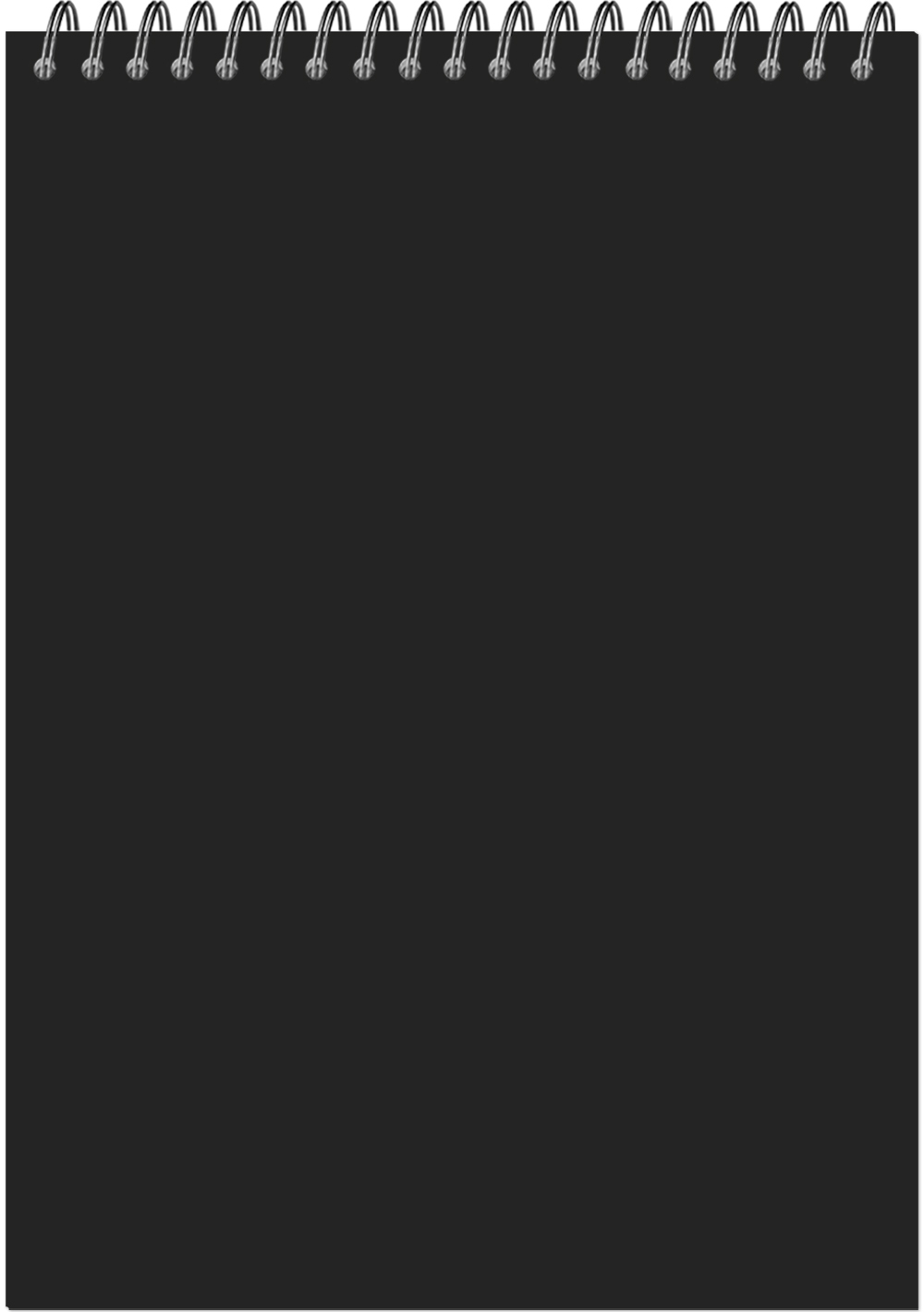 Блокнот-скетчбук SKETCHBOOK BLACK А4 20 листов на металлическом гребне