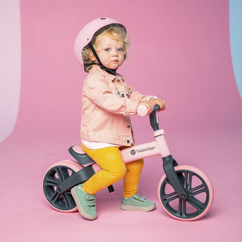 Беговел YVolution Velo Junior, розовый