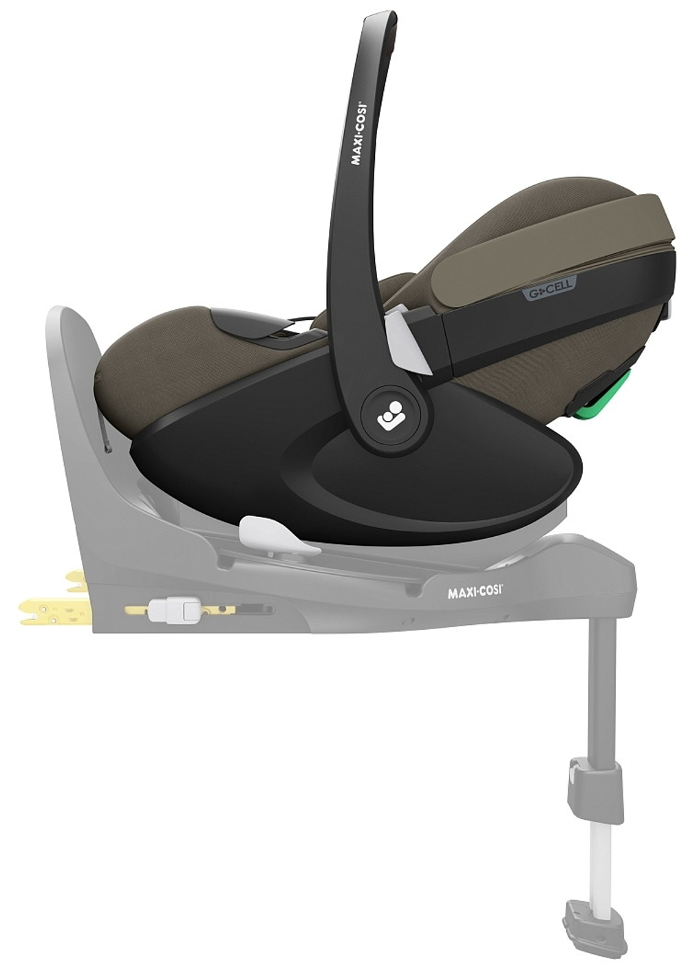 Коляска детская Maxi-Cosi Oxford Plus 3 в 1 с автокреслом Pebble 360 Pro Twillic Truffle 1978403110 Twillic Green/Зеленый