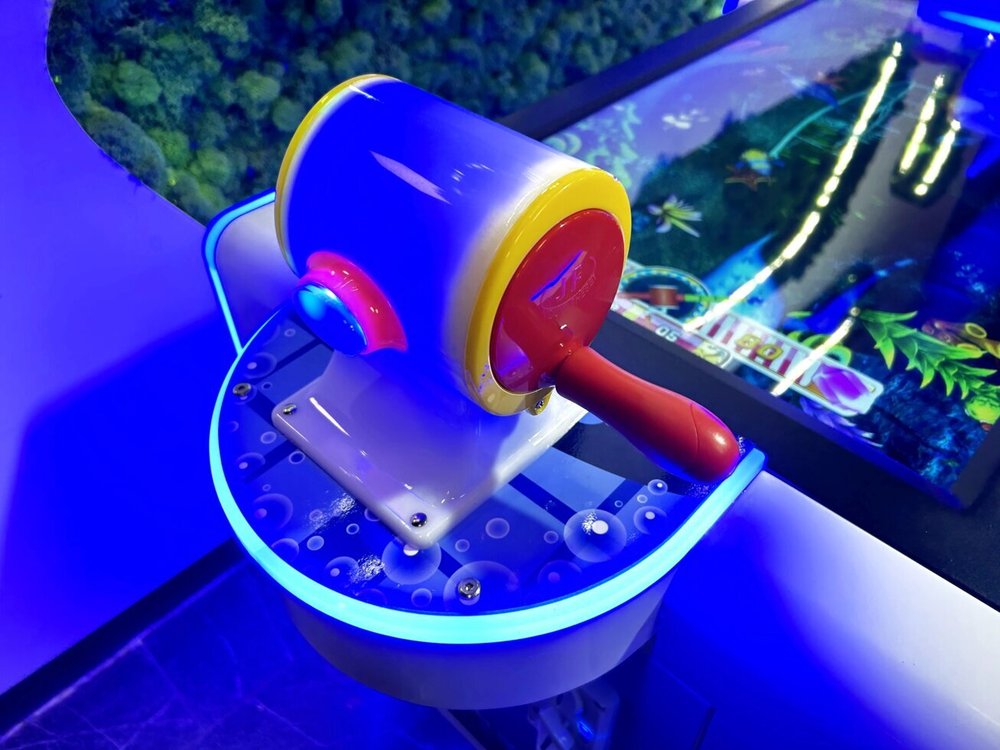 Детский игровой автомат с видео игрой "Рыбалка"