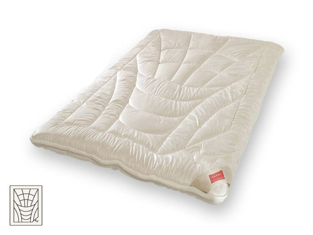 Одеяло кашемировое легкое 180х200 Hefel Диамант Роял Медиум Австрия