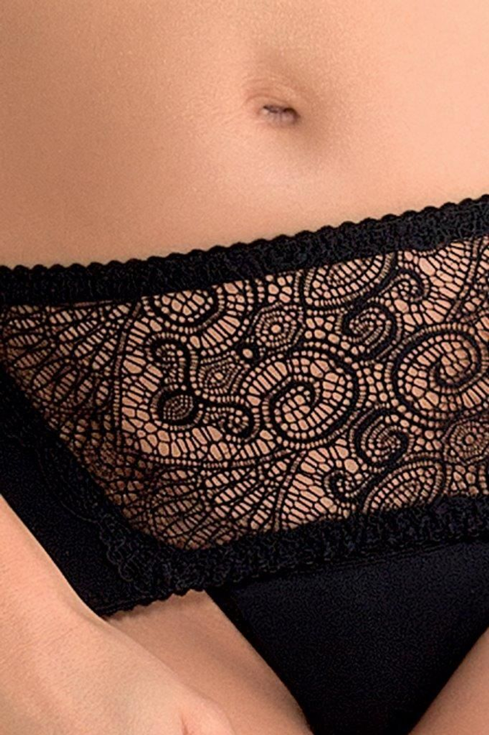 Чувственный комплект с открытой грудью Alina (Размер: L-XL) (Цвет: черный)