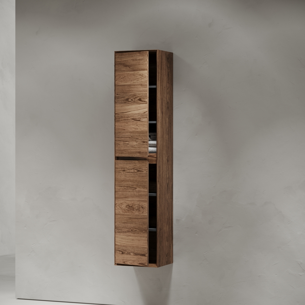 Шкаф-пенал Marmi 1.0, Marmi 2.0 подвесной, дуб чарльстон 350х300х1600