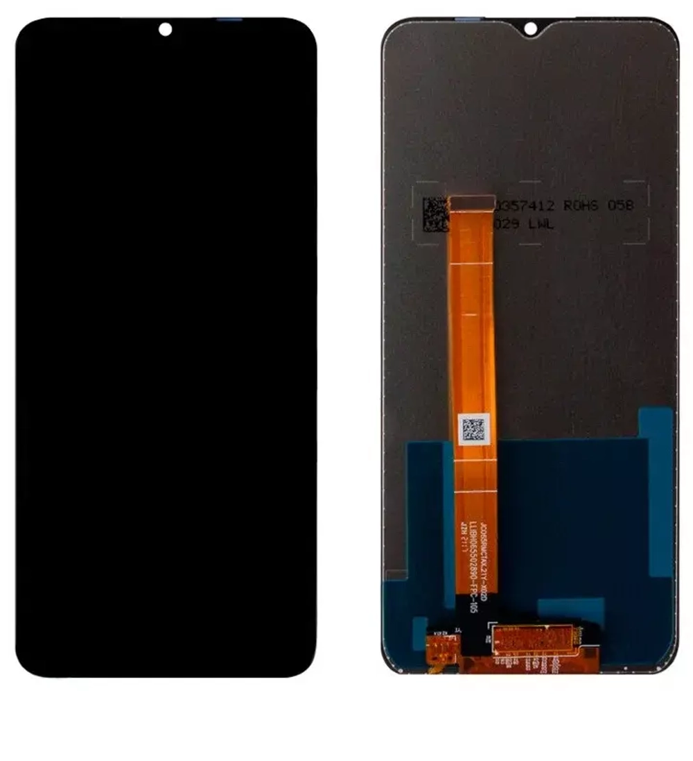 Дисплей для Realme C21Y с тачскрином Черный - OR
