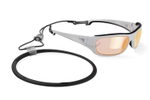 Спортивные очки LiP Tide / Stone White - Black / PC Photochromic / ecLiPse Series ML Red Brown