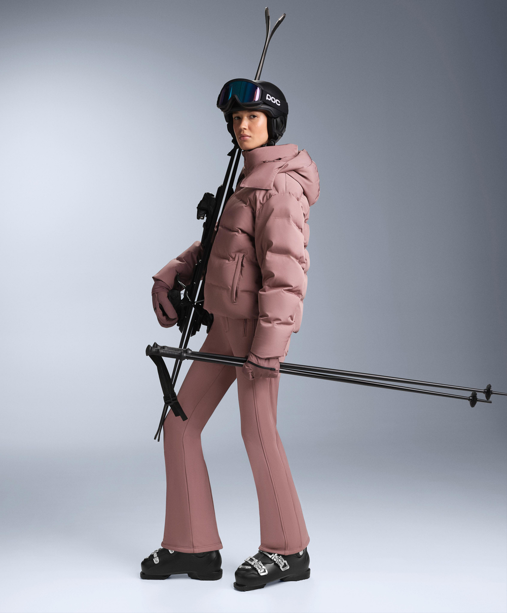 OYSHO Водонепроницаемая пуховая куртка Minardi Piume SKI, фиолетово-розовый