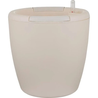 Горшок с автополивом InGreen Munchen D 250ммл с внутренней вставкой 6,2л, круглый, белый