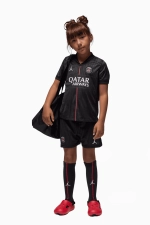 Футбольная форма Nike PSG x Jordan 25/26 4th Little Kids - черный
