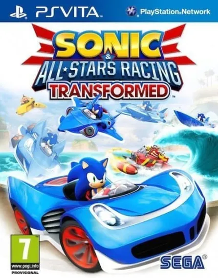PS VITA Sonic &amp; All-Star Racing Transformed (Б/У, Английская версия, PCSB-00190)
