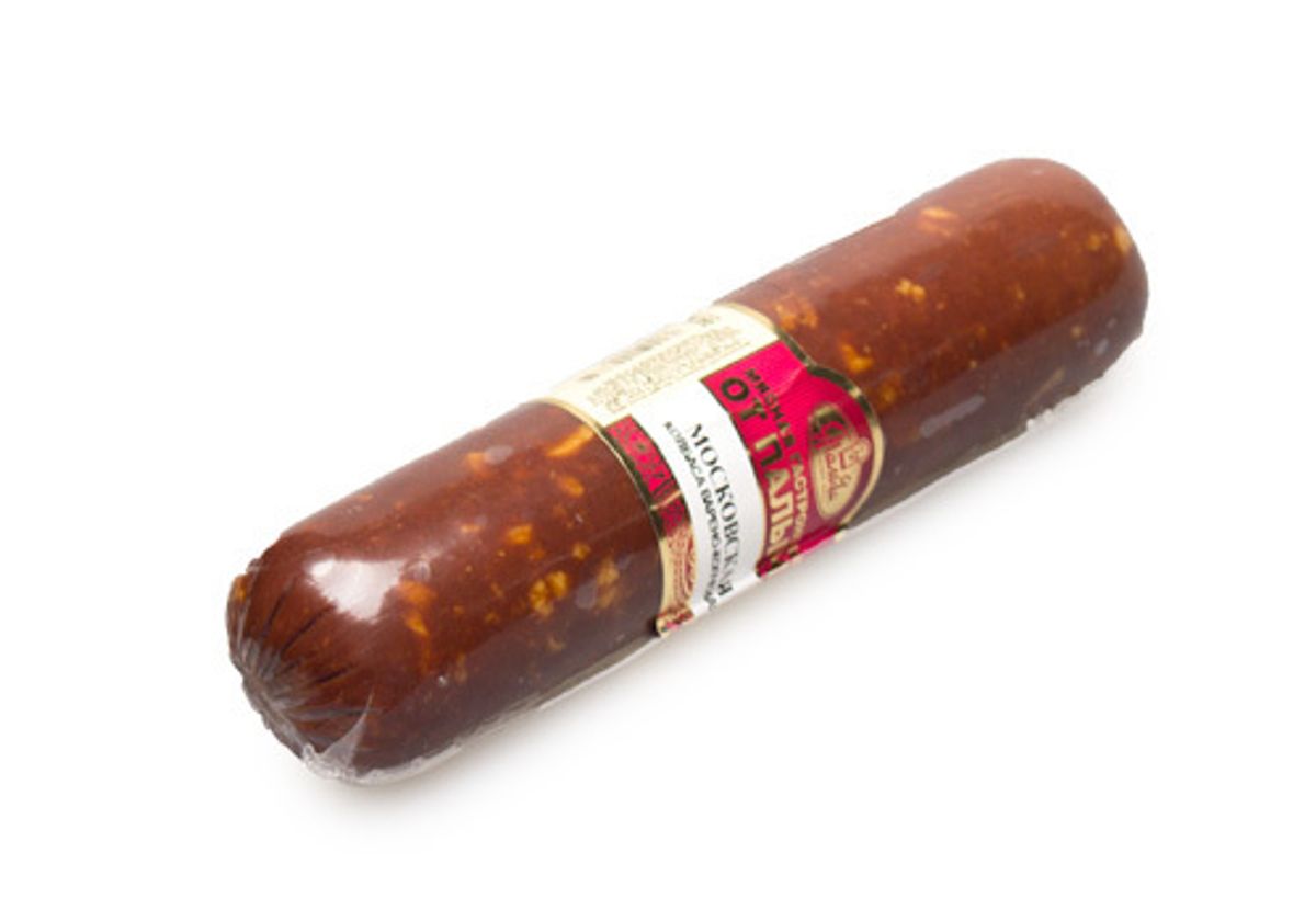 Колбаса по-московски полукопченая~500г
