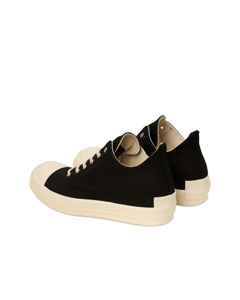 RICK OWENS DRKSHDW КРОССОВКИ ЧЕРНЫЕ НИЗКИЕ PORTEVILLE