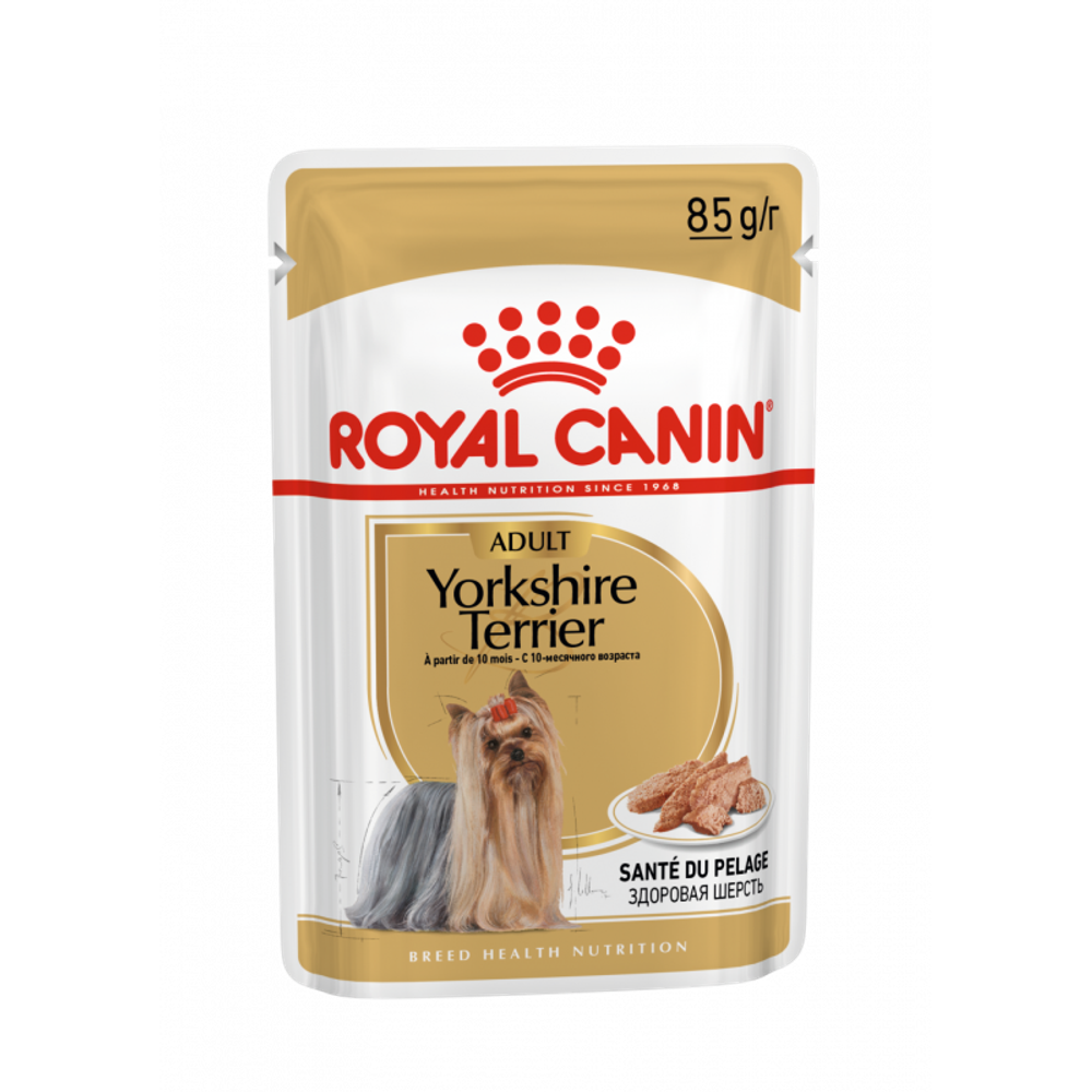 Royal Canin Yorkshire Terrier Adult Корм для взрослых собак породы Йоркширский Терьер Паштет 85 г