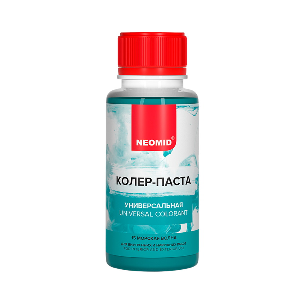 Неомид Колер-паста универсальная Палитра №1 (15 МОРСКАЯ ВОЛНА) 100 мл