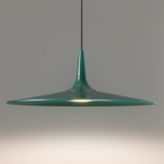 7037/12L HIGHTECH ODL25 305 темно-зеленый/металл/акрил Подвесной светильник IP20 LED 12W 3000K AC90-260V SOMBRA