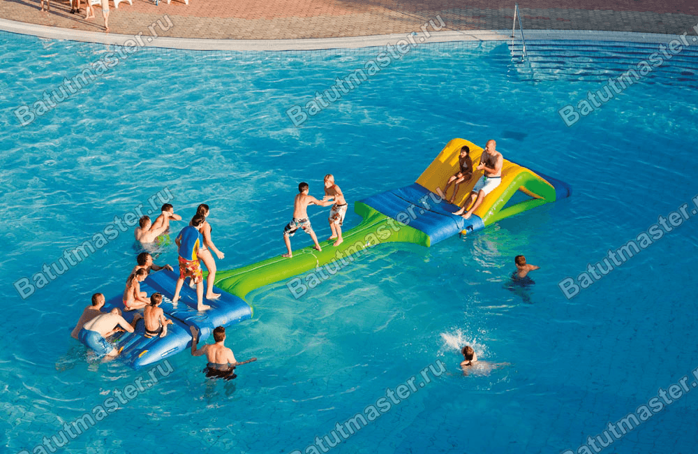 Элемент аквапарка «Бревно»,  6×2×0,3 м