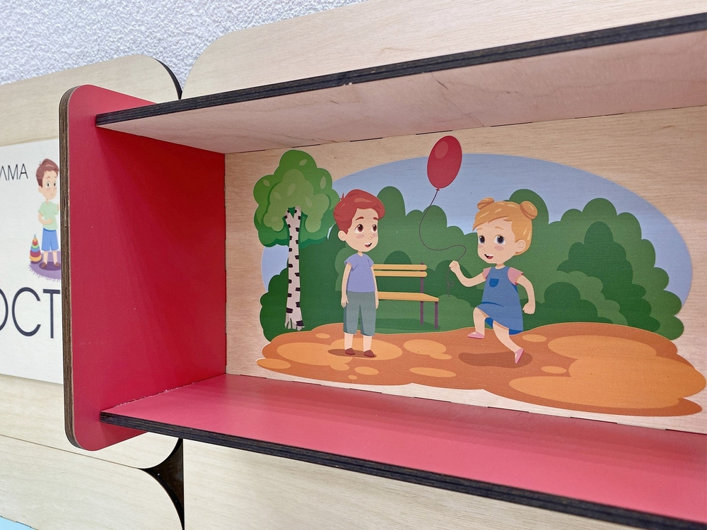 Дидактическая настенная панель Азбука безопасности