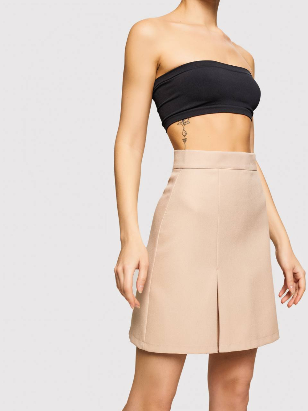 Юбка трапеция мини