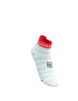 Носки Run Ultralight Low V4 WHITE/FLUO RED/BLACK