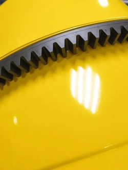 Бетономешалка строительная HARD WORKER СБП200П, бетоносмеситель электрический 1000 Вт, с педалью, полиамидный венец