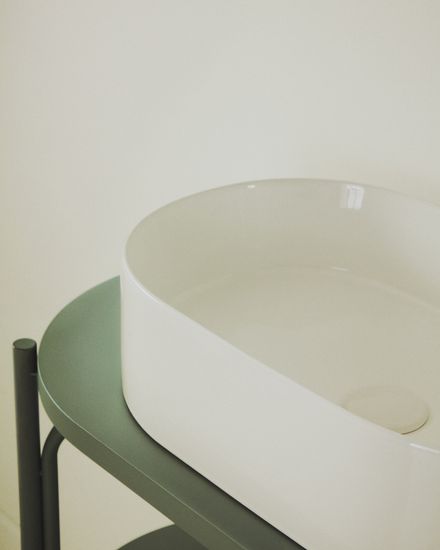 Раковина Ovara из белой керамики 50 x 31 см