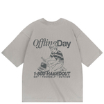 Футболка HAIDED OFFLINE DAY Серый