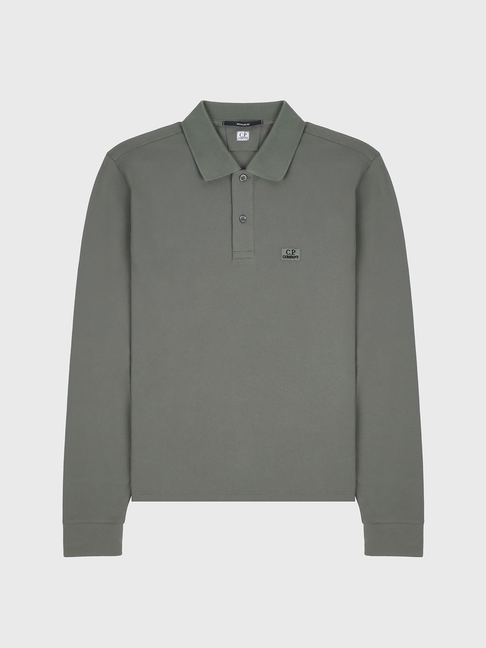 Поло с длинным рукавом C.P. Company Stretch Piquet Dark Green