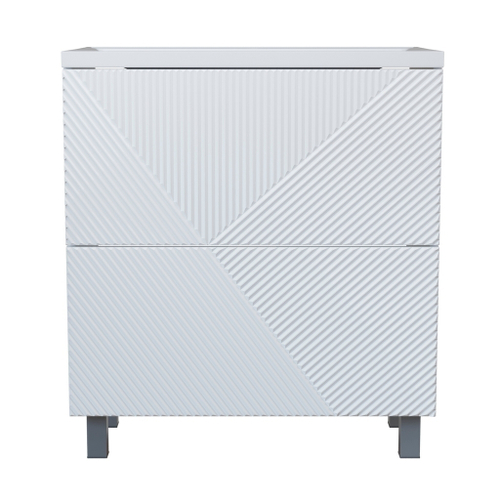 Тумба д/ванной "ВЕКТОР-75" "push-to-open"под раковину Нелли-75 (MIXLINE) (ПВХ)