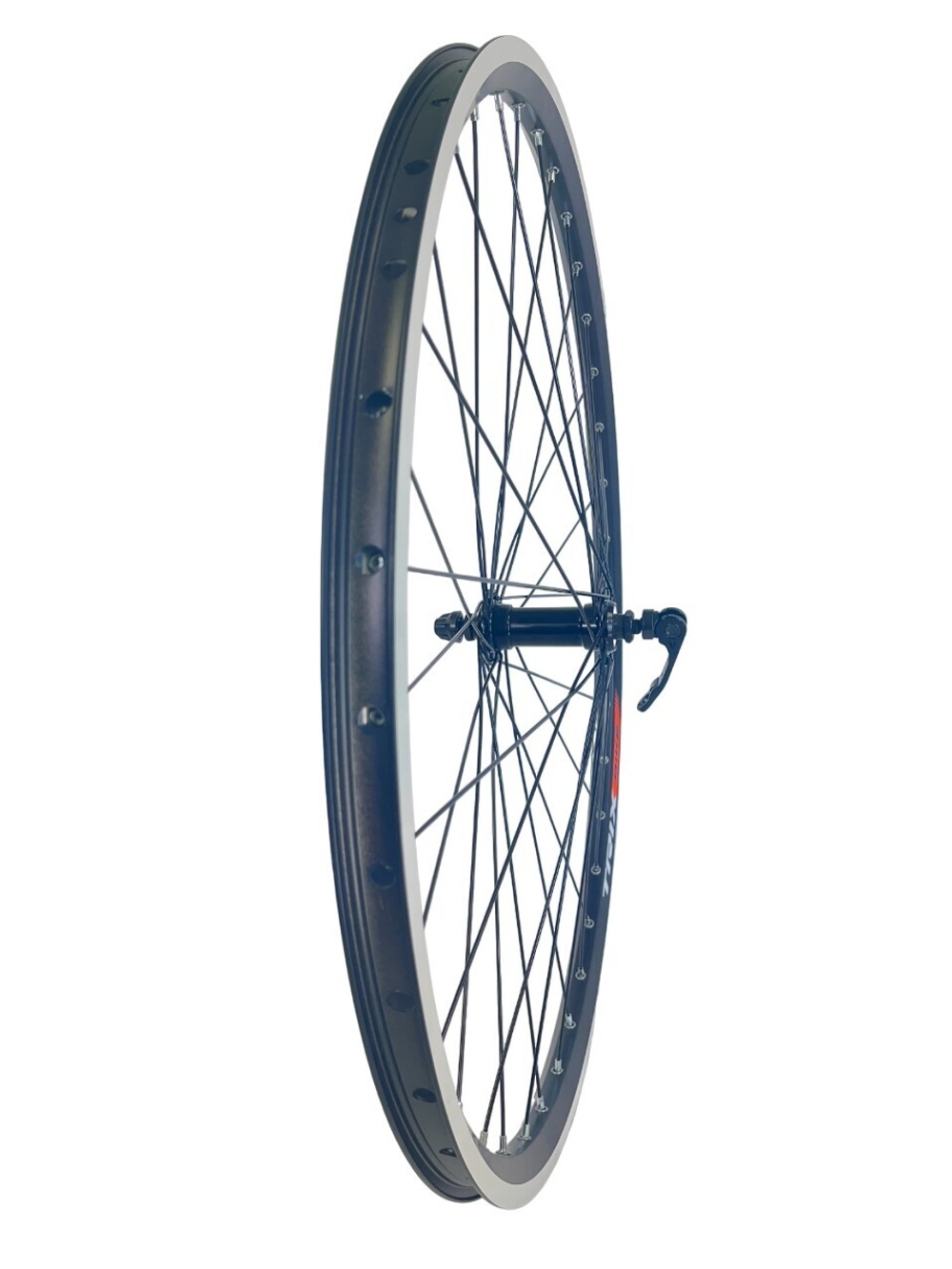 Колесо 27,5" переднее TRIX, обод алюм., V-br, эксцентрик, черная, двойной, 36H, пистонир., фрезер.