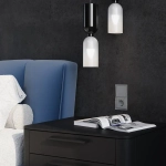 Выключатель встраиваемый VOLTUM S70 трехклавишный 10А, (сталь)