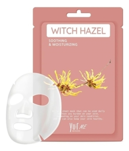 Маска для лица с экстрактом гамамелиса YU.R ME Witch Hazel Sheet Mask