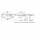 811706 УМЫВАЛЬНИК LAUFEN PALACE 150