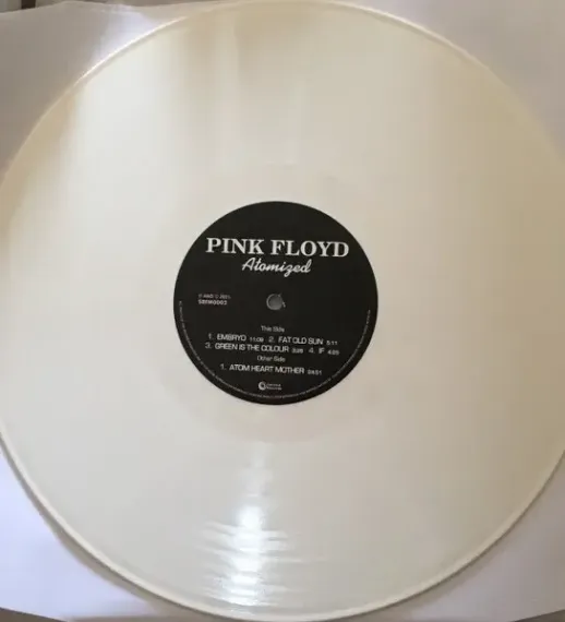 Pink Floyd - Atomized (John Peel's Sunday Concert: BBC Paris Theatre London, 19th July 1970) - White LP