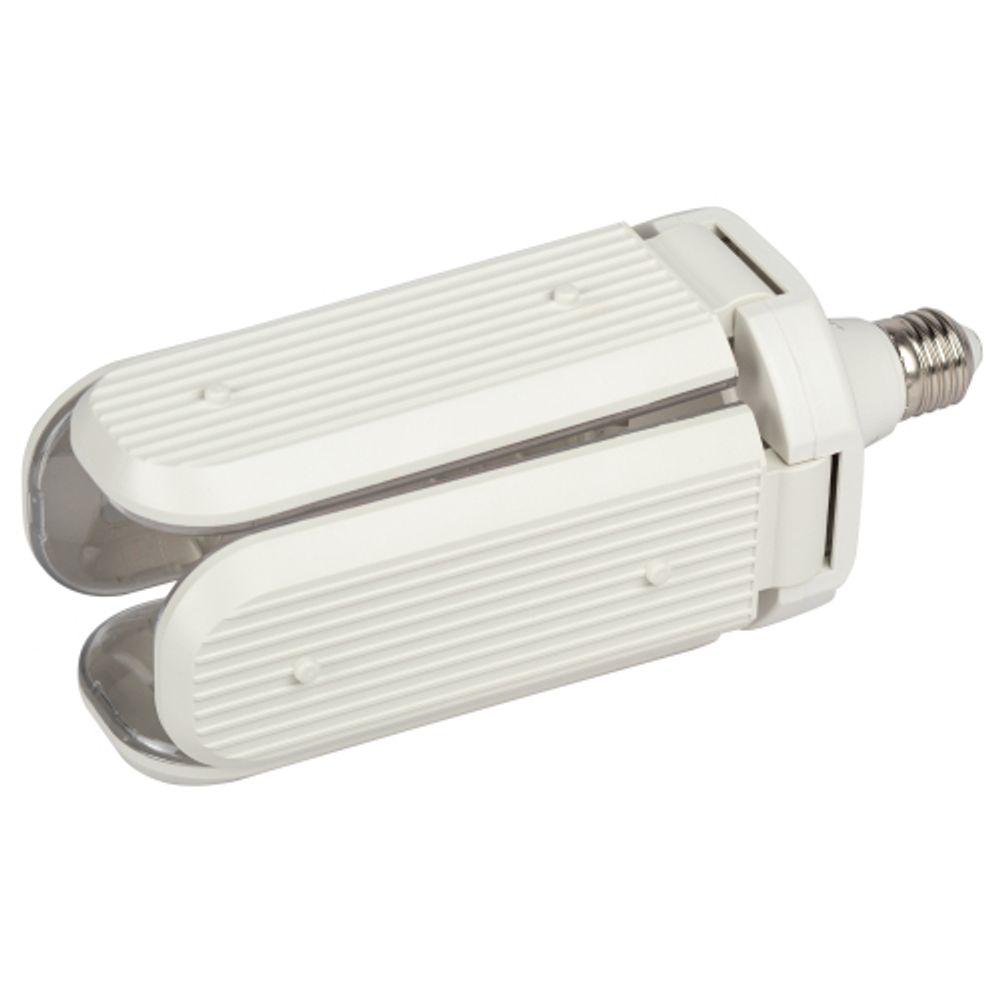 Фитолампа для растений светодиодная ЭРА FITO-36W-RB-E27-FOLD 4-х лепестковая красно-синего спектра 36 Вт Е27 | Фитолампы Е27