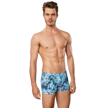 Мужские трусы боксеры голубые с принтом Doreanse 1805