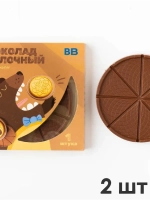 Шоколад молочный с печеньем