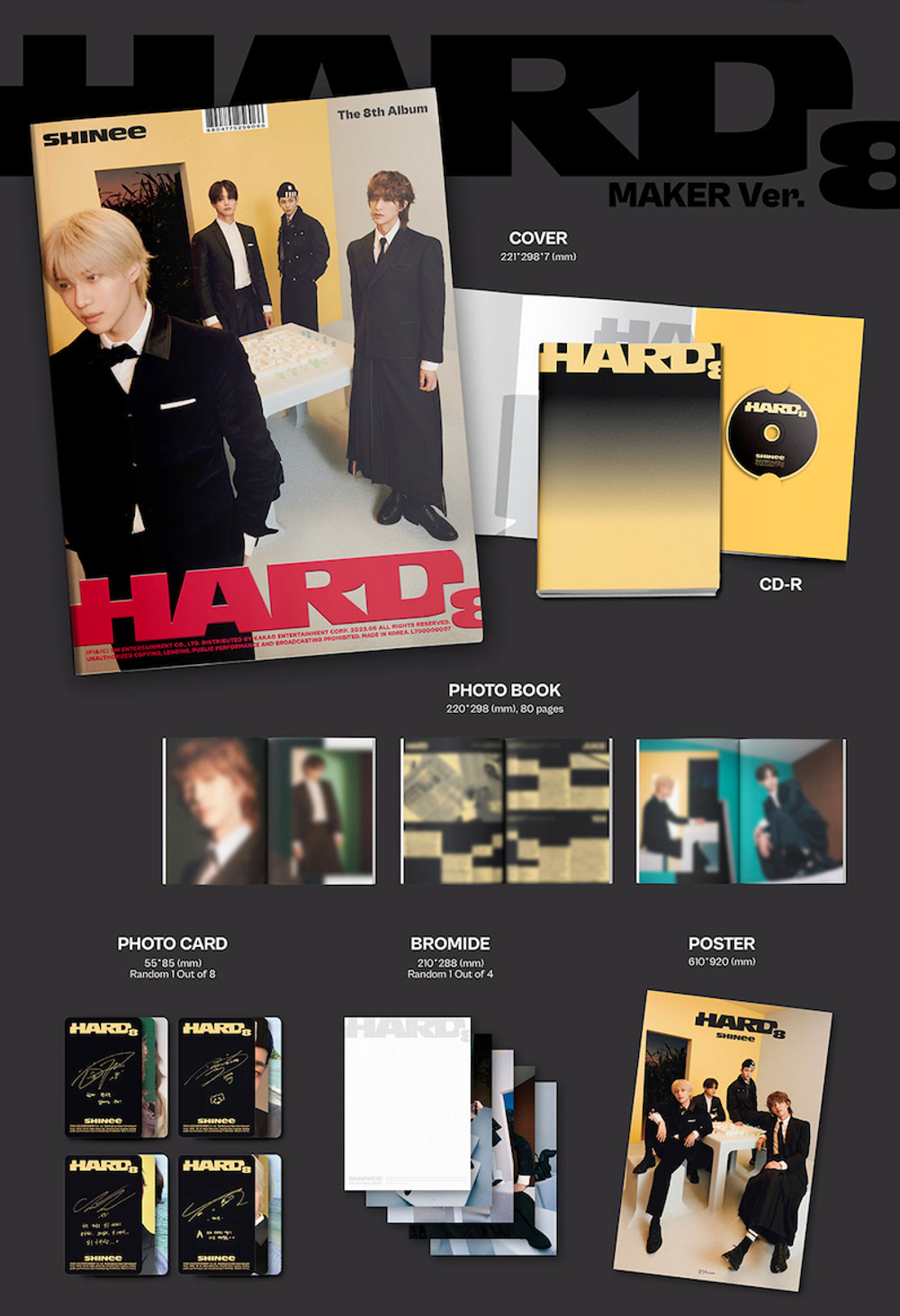 Альбом SHINee - HARD (Photo Book Ver.)