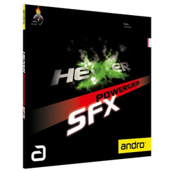 Накладка для ракетки Andro Hexer Powergrip SFX 1.7 red