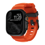Спортивный ремешок Nomad Rocky Point Band Limited Edition для Apple Watch 44, 45, 46 мм и Ultra 2–3 Водостойкий ремешок из фторэластомера с классической застёжкой из титана 5-го класса. На запястье обхватом 145–195 мм