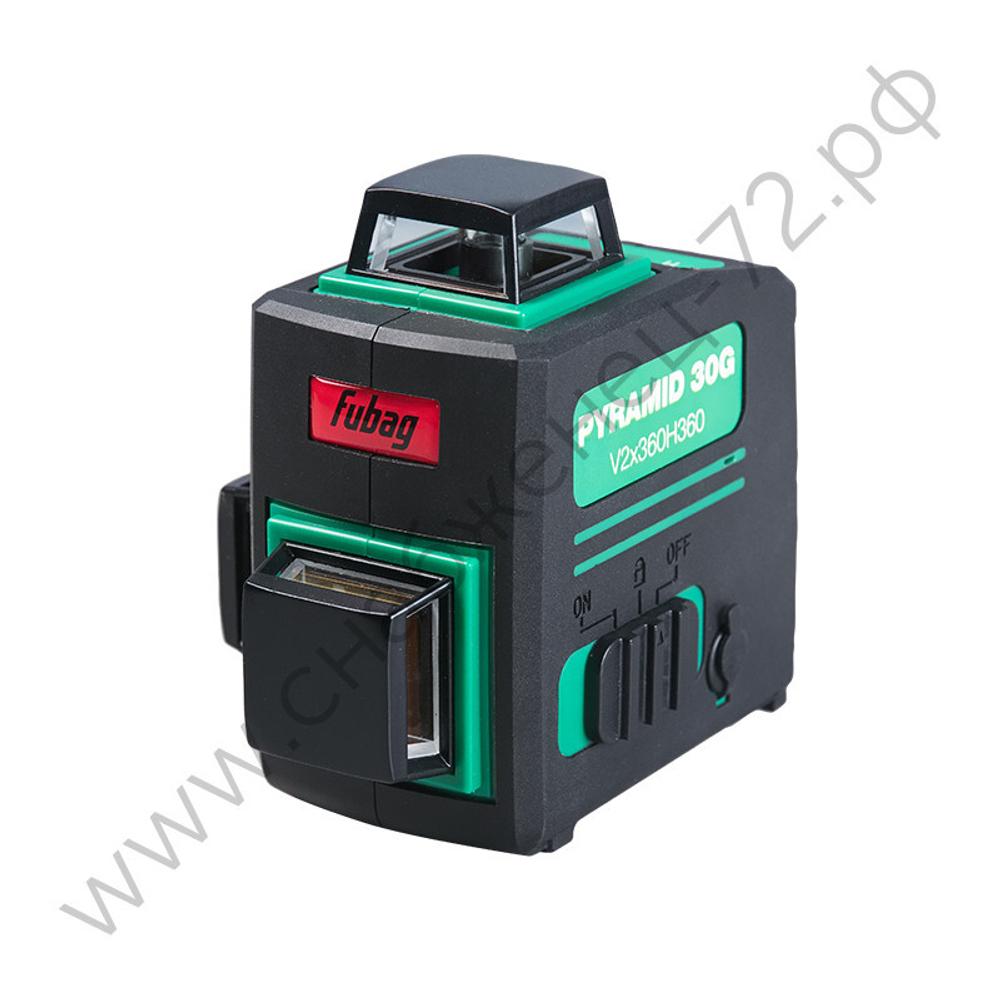 FUBAG Лазерный 3D уровень с зеленым лучом Pyramid 30G V2х360H360