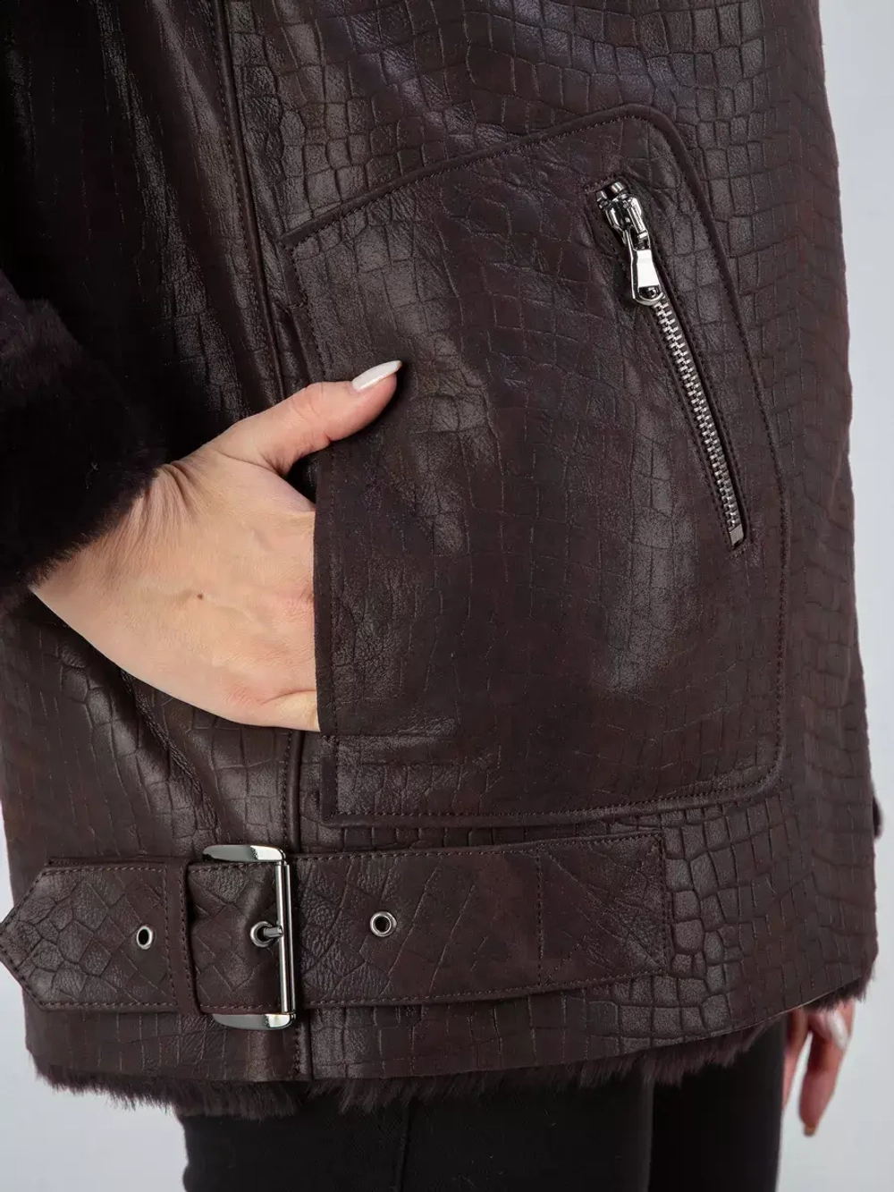 Дубленка авиатор натуральная Турция