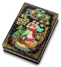 ШК-75/ 3 Шкатулка «Встреча в лесу» исп. Иванов