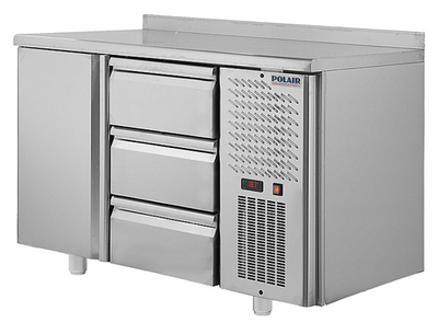 Стол холодильный POLAIR TM2GN-03-G с бортом