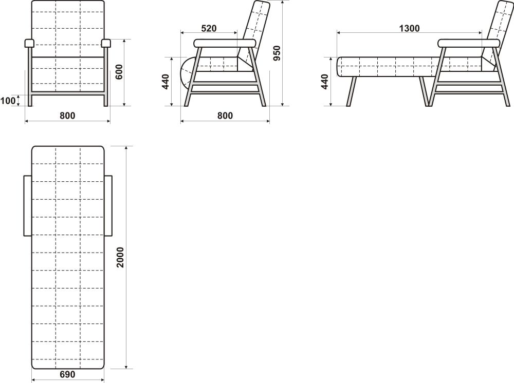 Кресло-кровать "Флекс", Новый Век, г.Екатеринбург