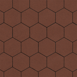 Тротуарная плитка СОТЫ - Стандарт Красный