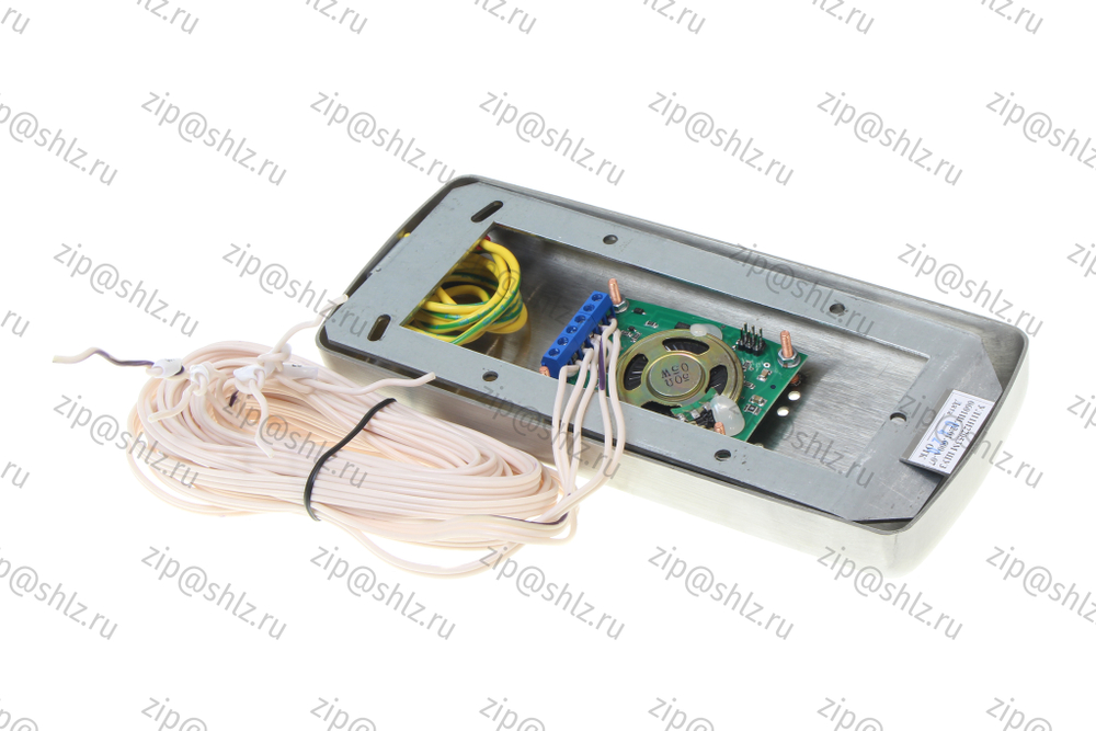 Указатель сегментный двусторонний направления движения кабины со звуковым оповещением, сатинированная (шлифованная) нержавеющая сталь, УЛ11Н22052МЩУ3, 0601Щ.12.01.600А-07